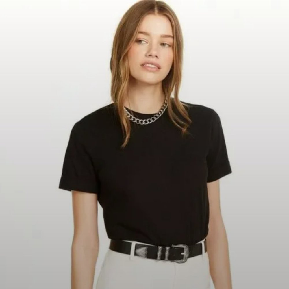 Danielle Bernstein T Shirt Bodysuit XS Black